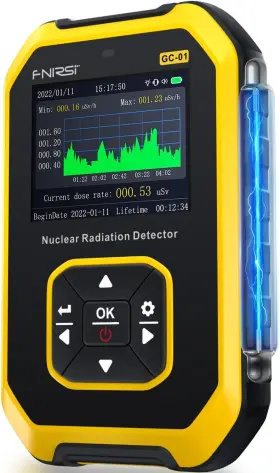 -gc-01 445045312399 Geiger Counter Nuclear Radiation Detector - Dosimeter With Lcd Displa