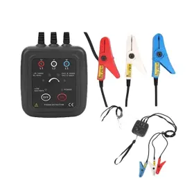 Acogedor Acogedor3knfgwghrq Phase Meter Non- Etcr1000c 70-1000v Digital 3 Sequence Black