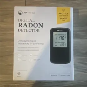 Airthings Ra100 Corentium Digital Radon Detector Continuous Monitoring For Home
