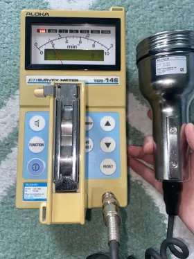Aloka 000123 Tgs-146 Contamination Meter/radiation Detector Not Fully Functioning