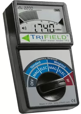 Alphalab Inc. 445003694628 Emf Meter Detects Radio Magnetic And Electric Fields - For 5g Cell Towers Wifi