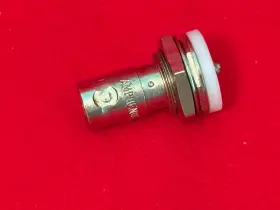 Amphenol 000-27025 Mhv Connector Bulkhead Jack - For Survey Meter Or Detector