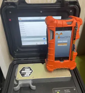 Aquila Technologies R14060004 Radlight Dosimetry Reader 19 Radwatch Dosimeters And A Radviewer