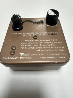 Bendix Cdv-756 Dosimeter/ratemeter Charger Radiation Detector