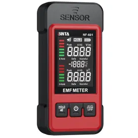Binta Nf-601 Emf Meter 2-in-1 Digital Electromagnetic Field Radiation Detector For Hom