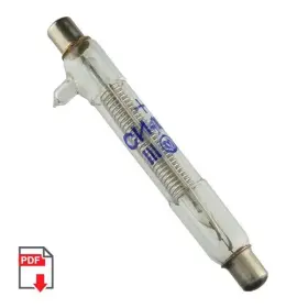 Chaney G24729 Rare Si-10bg Sensitive Glass Geiger Tube