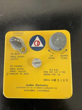 Civil Defense 750-5a Cd Cdv-750 Dosimeter Charger Model 5a