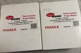 Cooper-atkins 9150-0-8 2 X 000ea Cooper-atkins Thermometer Probe Wipes Free Shipping