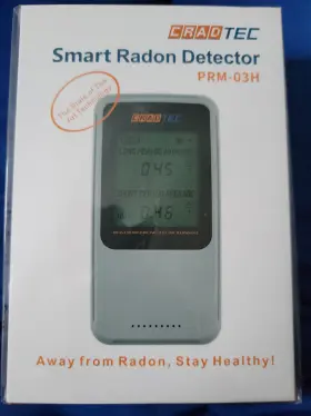 Cradtec Prm-03h Digital Radon Detector White New And Sealed
