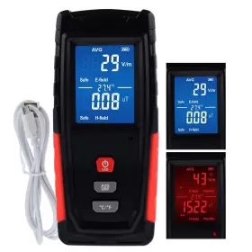 Danoplus 619317590533 Emf Meter Digital Electromagnetic Field Radiation Detector With Sound Light A