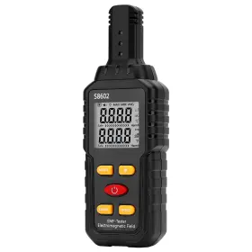 Dayvis O00001 Emf Meter 3-in-1 Electromagnetic Radiation Detector Tempera