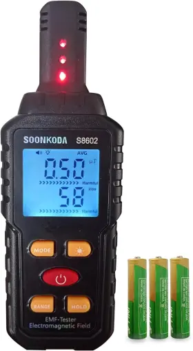 Dongguan Dongyida Electronics Co. Ltd S8602 3 In 1 Emf Meter Reader Electromagnetic Field Radiation Detector Tester