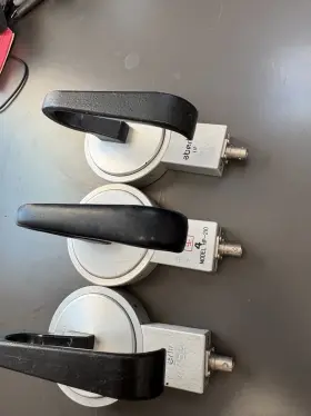 Eberline Hp210 Pancake Gm Radiation Detector 3 Units Included