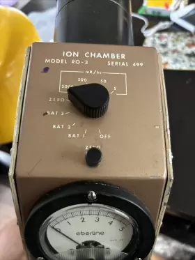 Eberline Ro3 499 Rare Ion Chamber Model Ro 3 Serial