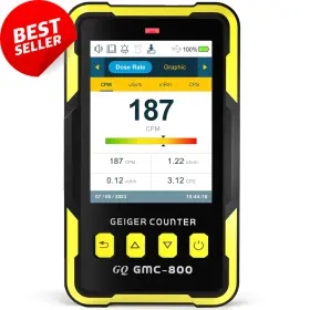 Electronics Llc 744759135865 Nuclear Radiation Detector Gmc800 Lcd Display Beta Gamma Xray Portable Dosimeter