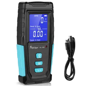 Emf Meter Al-300 Rechargeable Electromagnetic Radiation Detector For Testing Ghost Mag