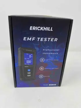 Erickhill 744759536860 Emf Meter Rechargeable Digital Electromagnetic Field Radiation Detect