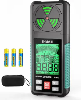 Erickhill Egf02 Geiger Counter Electromagnetic Nuclear Radiation Detector Portabl