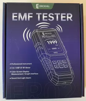 Erickhill Er02 Emf Meter Electromagnetic Field Radiation Ef Rf Mf Detector Tool