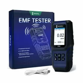 Erickhill Ero2 Emf Meter 3-in-1 Rechargeable Digital Electromagnetic Field Radiation