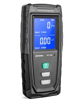 Erickhill Rt-100-green Emf Detector Rechargeable Digital Electromagnetic Field Radiation D