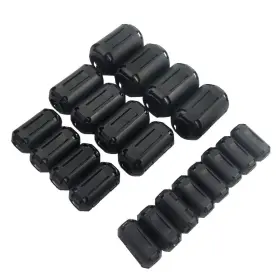 Fefu F009 20pcs Clip-on Ferrite Ring Core Rfi Emi Noise Suppressor Cable Clip For 3mm/