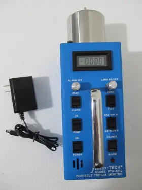 Femto Tech Ptm1812 Ptm-1812 Portable Tritium Monitor With Power Adapter