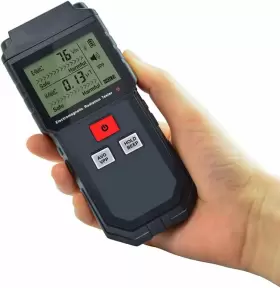 Glorjee Ro0665 Emf Meter Meters Reader Ghost Hunting Digital Handheld Detector Elec