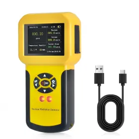 H Holdpeak Hfsy-886a Geiger Counter Rechargeable Nuclear Radiation Detector With Lcd Dis