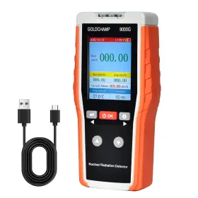 Holdpeak 9000g Portable Nuclear Radiation Detector Gm Geiger Counter Tube X-ray Dosimeter