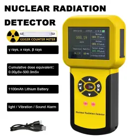Holdpeak Hp-886a Lcd Nuclear Radiation Detector Gm Geiger Counter Tube X-ray Dosimeter 500msv