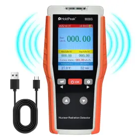 Holdpeak Hp-9000g Nuclear Radiation Detector Geiger Counter X-ray Gamma Beta Ray Meter Mr/h Cpm Us