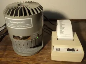 Honeywell A9000a Professional Radon Monitor And Data Logger Printer Model
