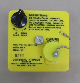 Industrial Electronic Hardware Co V-750b Vintage Cold War Civil Defense Cd V-750 Model B Radiological Dosimeter Charger