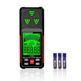 Intendvision 445013190196 Emf Meter 3-in-1 Portable Electromagnetic Field Radiation Detector Handheld