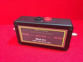 Irad Hva1000-bnc 1000/1 High Voltage Multimeter Dvm Adapter With Calibration Pot And Bnc Jacks