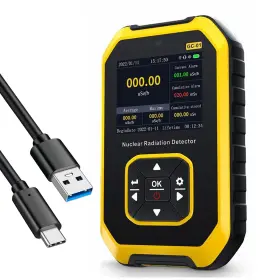Jadeshay Dp-391 Gc01 Geiger Counter Personal Radiation Detector With Alarm Sound And Lcd Dis
