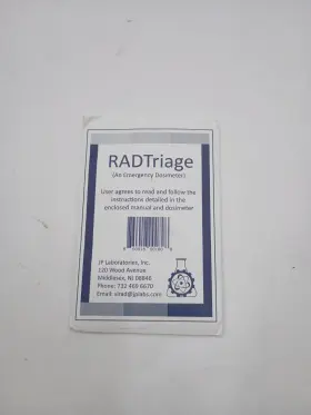 Jp Laboratories Rad Triage 111259958 Radtriage 50 Fit Personal Radiation Detector For Wallet An Emergency Dosimeter