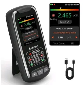 Lifebasis Rm-62 Radon Detector With Tft Color Display First Data In 6