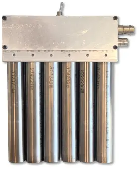 Lnd 251106 6x Helium-3 He-3 Neutron Detector Proportional Counter Bank 3he