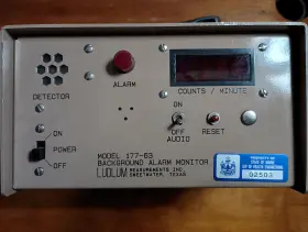 Ludlum 177-63 Vintage Maine Yankee Collectors Item Radiation Detector Monitor
