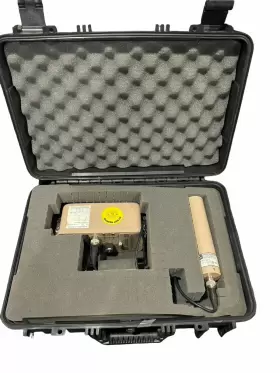 Ludlum 317055 Model 3 44-2 Survey Meter Serial 1000 Mr/hr
