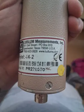 Ludlum Pr278570 44-2 Nai Tl Gamma Scintillation Detector Working