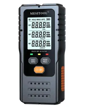 Mesitool 744585857863 Emf Meter Digital Electromagnetic Field Radiation Detector Hand-held Lcd 3 Inch