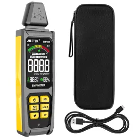 Mestek Emf02r-yw Emf Detector 5 In 1 Meter Radiation Emf02r-yellow