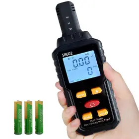 Metellme 798977230727 Emf Meter 3 In 1 Digital Electromagnetic Field Radiation Detector S8602 D