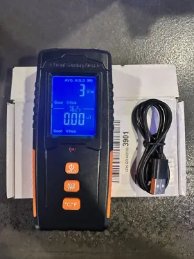 Nopwok 616430664172 Emf Meter Rechargeable Electromagnetic Radiation Detector Handheld 1m