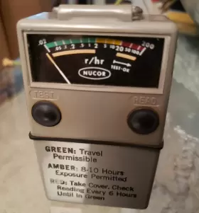 Nucor Im-79 Radiac Meter Im-179 Gamma Dose Rate Untested Collectable Vintage Detector