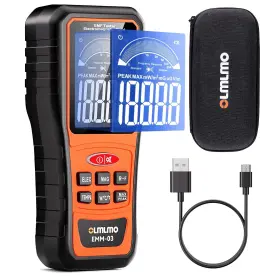 Olmlmo Emf-04 4 In 1 Emf Meter Detector Electric Field Radio Frequency Temperat