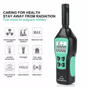 Paddsun 883148799568 Digital Meter Radiation Electromagnetic Detector Dosimeter Tester Us